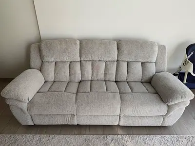 Homebox Stanford Electric Power 3-Seater Recliner Sofa