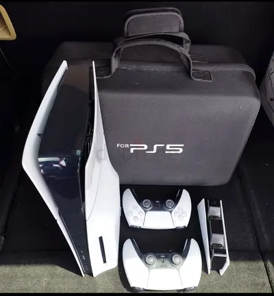 PS5 Slim Disk 2 joystick+ Charger+ Bag