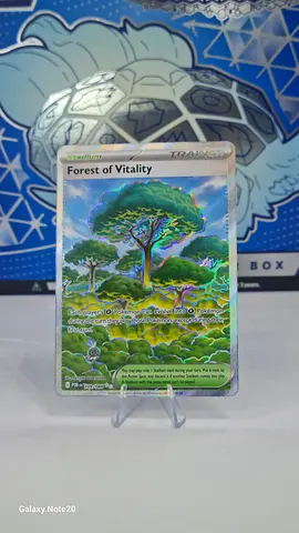Pokémon Full Art Trainer Card - Forest of Vitality (Display Stand Included)