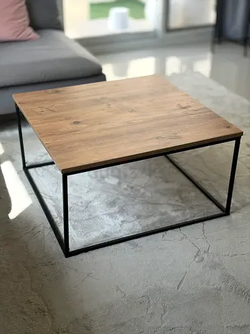 Table coffee table 75x75x40 walnut