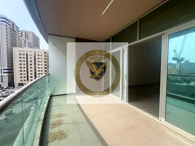 Large balcony all master rooms wardrobes living room free AC parking gym pool prime location on Corniche Street