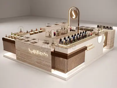 Luxury Perfume Display Kiosk For Sale