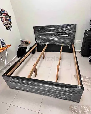 Queen Size Bed Frame with Headboard - Good Condition