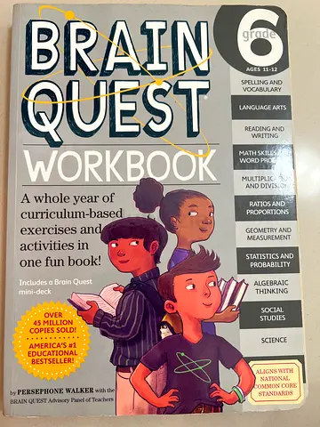 Brain Quest Workbook Grade 6