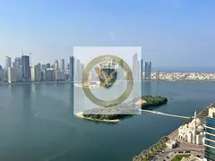 Full sea view apartment with free parking, central AC, gym, and swimming pool in one of the finest t