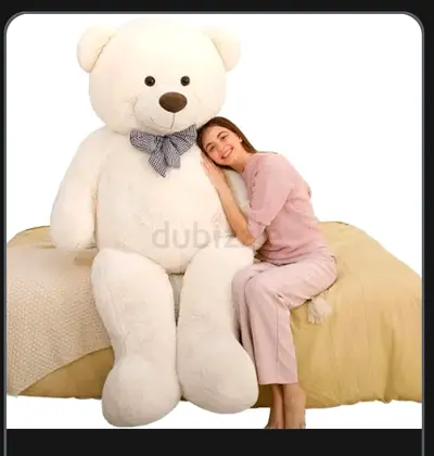 Huge White Giant Teddy Bear Plush - Soft Life-Size Cuddly Toy