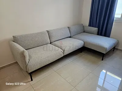 Ikea Applyard L shape sofa Gray