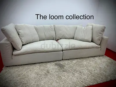 Excellent perfect condition the loom collection two pieces sofa