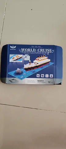 World Cruise Small Particle Building Blocks Ship - New/Unused