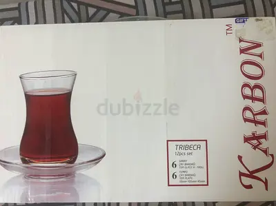 Karbon Tribeca 12-piece Tea Glass Set (New in Box)