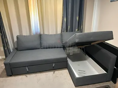 Ikea sofa cumbed with storage like new