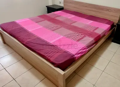 King size bed and mattress