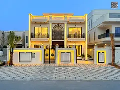 Luxury villa for sale in Al-Aliya with a luxurious design including air conditioning, directly from