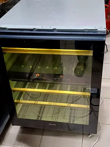 Miele latest model 46 bottle wine fridge dual temperature built-in integrated