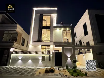 Luxury modern villa for sale in Al Yasmin – Ajman | Elegant European design | Strategic location | Attractive price (negotiable)
