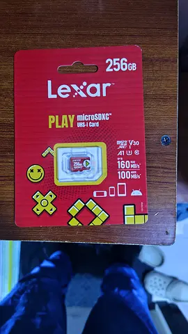 Lexar 256GB microSD Card (new, sealed)