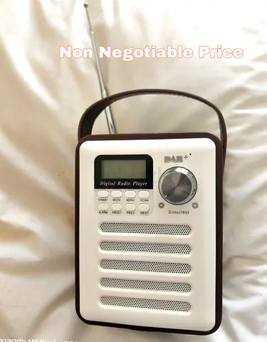Portable DAB+ Digital Radio with Subwoofer and USB Playback - Compact, Like New