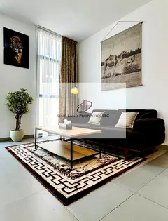Brand new furnished partition studio view for rent al mamsha Sharjah