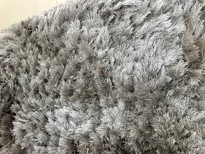 2sets of Soft Grey $%! Rug - Plush High-Pile Accent Carpet