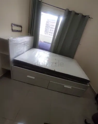 IKEA brimnes king size 180×200cm bed frame with headboard+ 4 big storage drawers with IKEA mattress