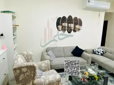 A luxury deluxe one-bedroom apartment with a living room for monthly rent in Al Rawda 2 area – Emirate of Ajman, in a very prime location close to the