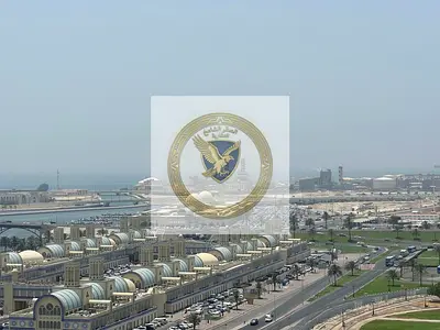 Luxury 2 BedRoom & hall, sea view with balcony | free parking | Built-in wardrobes, 6 payments | family tower | free maintenance | near Dubai exit.
