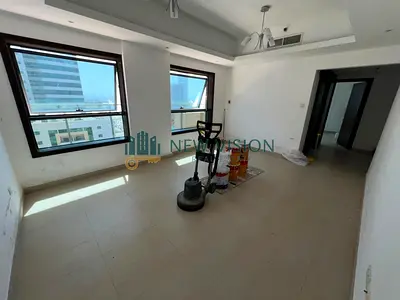 One bedroom and living room with free air conditioning, spacious and modern finishing in Al Mamzar, Sharjah