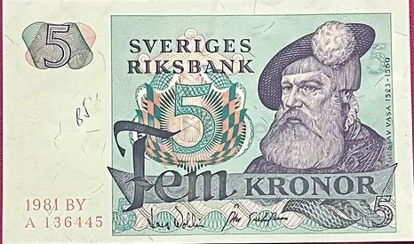 Banknote Sweden