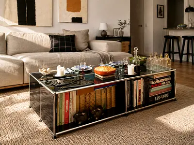 USM Haller Modular Coffee Table (B1A) Black