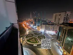 Fully Furnished One Bedroom and Living Room Apartment with Balcony, Two Bathrooms, and Private Park