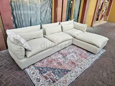 Marina home feather 🪶 filled L shape sofa