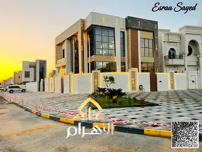 فيلا مودرن بتشطيب ممتاز مع رسوم التسجيل وعلي الطريق الرئيسي مباشر وعلي زاوية شارعين تملك حر لجميع الجنسيات مدي الحياة