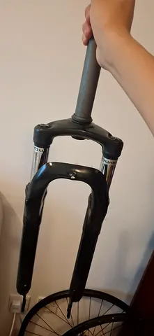 26 inch forks mtb painted black