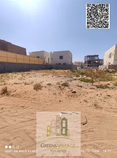 For sale: Residential investment land for villas in Ajman, Al Zahia Area, The land covers an area o