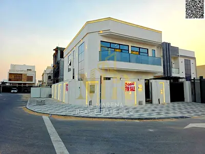 Luxury corner villa for sale in Al Bahia, price including registration fees