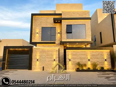(مصعد مودرن + مسبح خاص ) للبيع فيلا مودرن فاخرة طابقين وروف شامل المكيفات و رسوم التسجيل و التمليك تشطيبات راقية