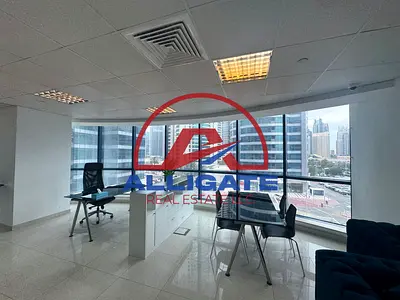 Lake View furnished Office | Jumeirah Bay X3 | Fitted Workspace