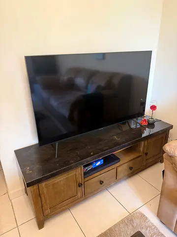 TV unit and center table and side table