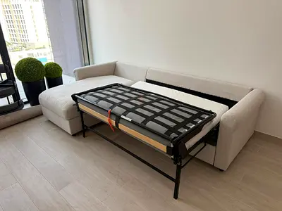 Like A New Condition High Quality ikea Gronlid L Shape Sofa bed with mattress