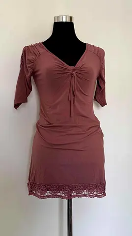 dusty pink dress
