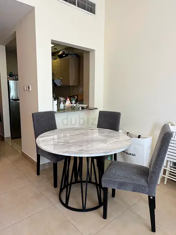 Dining table and chairs