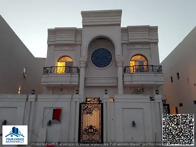 🏡 Corner villa for sale in Al Helio 1, Ajman with modern luxury design, 5 master bedrooms, spaciou