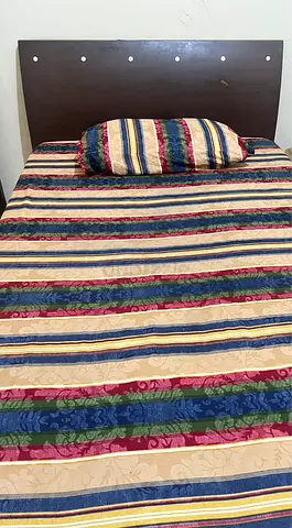 2 Used Double Bed s with Headboard without Mattress - Wooden Frame
