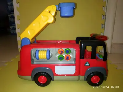Toy firetruck