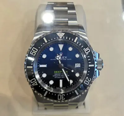 Rolex Deepsea Oyster Perpetual Date Stainless Steel Dive Watch AKA James Cameron