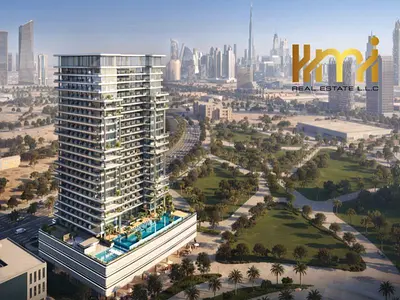 عرض نار استديو على سعر الكاش من بن غاطي مشروع متميز بموقع استراتيجي مجمع دبي للعلوم بجانب حديقة دبي المعجزى