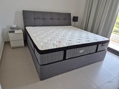 Super king storage bed with NEW mattress 200x200