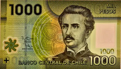 CHILE 1000 PESOS BANKNOTE 2020