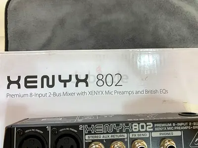 Xenyx 802 Premium 8-input 2-bus mixer