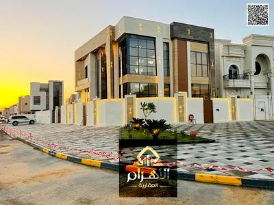 زاويه شارعين بمساحه ارض 3550قدم  فيلا أحلامك للبيع في الحليو 2 - عجمان شامل رسوم التسجيل - تشطيب شخصي وخصم جيد للعميل الكاش